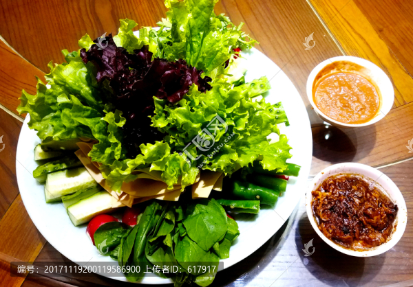 蘸醬菜,青菜