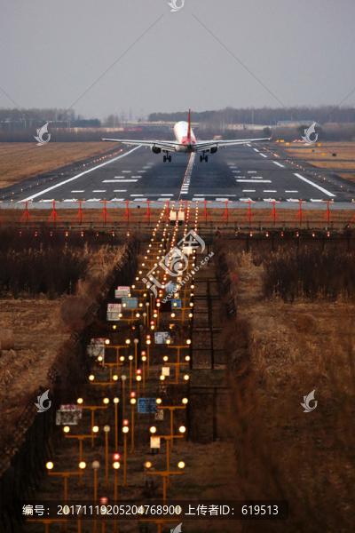 天津航空,飛機(jī),降落