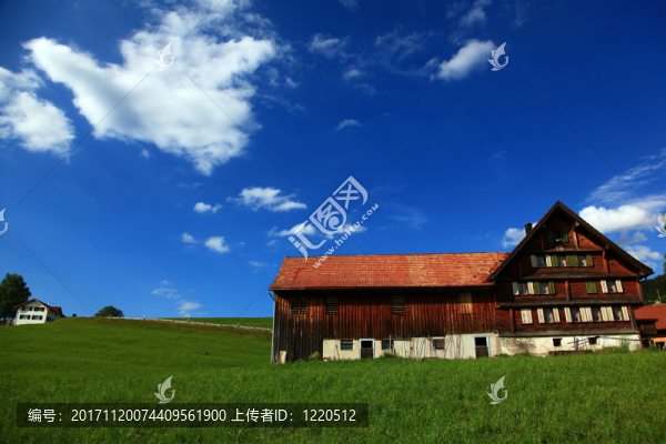 農(nóng)場在appenzell，appenzell，瑞士