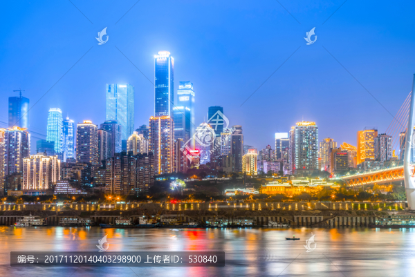 重慶夜景大畫幅