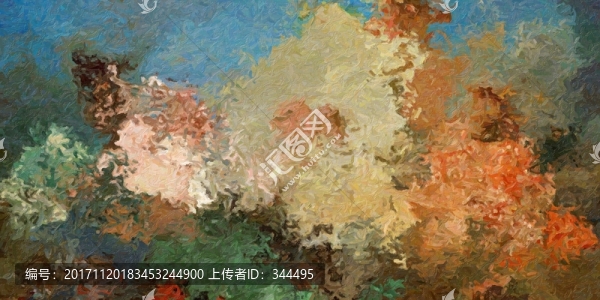抽象油畫