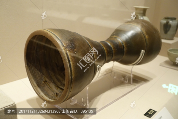 長沙窯褐釉腰鼓