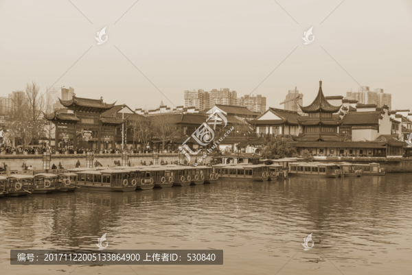 南京,南京老街,秦淮河懷舊照片