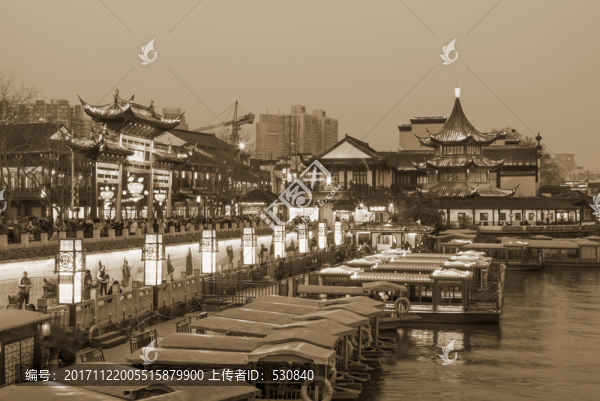 南京夫子廟懷舊照片