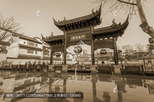 南京夫子廟懷舊照片
