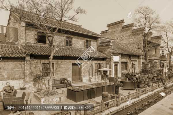 江南老建筑仿古步行街
