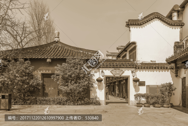 南京秦淮河老建筑