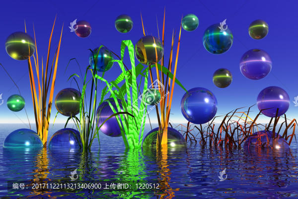 多彩的泡泡