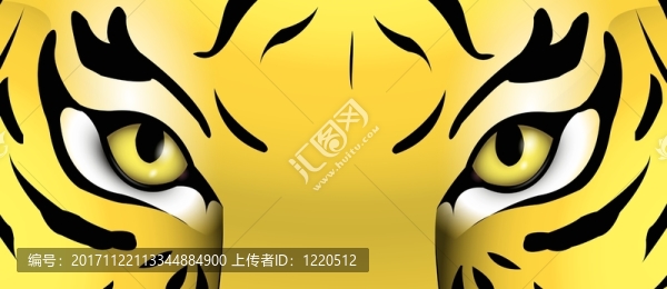 一只老虎的眼睛