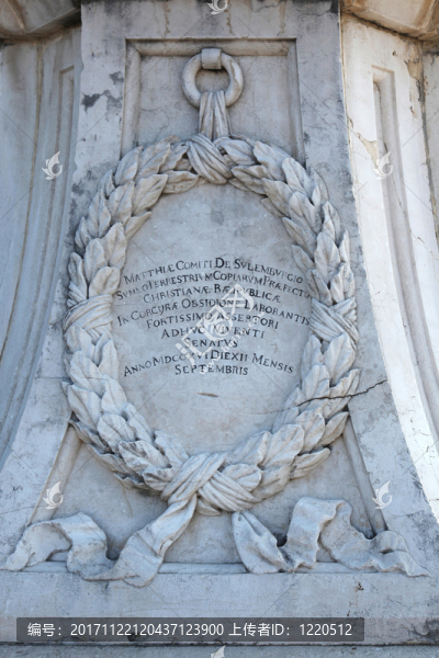 schulenburg紀(jì)念碑kerkyra,corfu