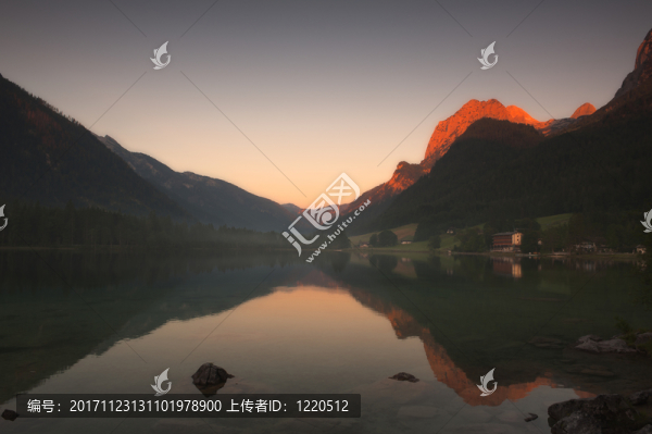 早晨的輝光hintersee