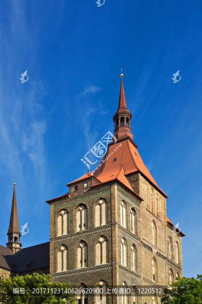 在羅斯托克的marienkirche