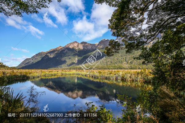 新西蘭南島鏡湖
