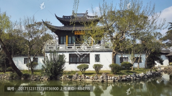 園林亭子,水榭