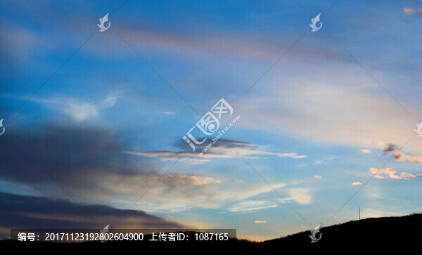 傍晚天空