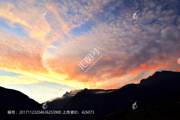 壯麗晚霞