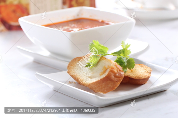 西餐面包片