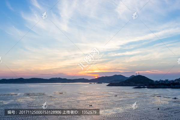 海上日落