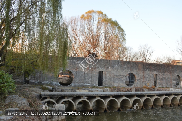 青磚墻,磚橋
