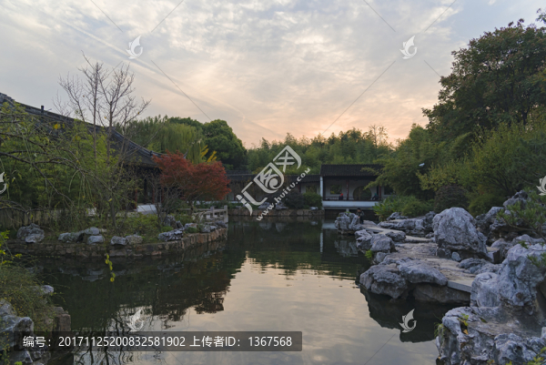 古漪園黃昏