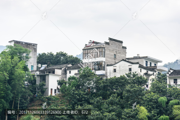 新安江十里畫廊兩岸民居
