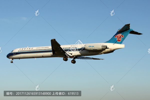 中國南方航空,飛機,降落