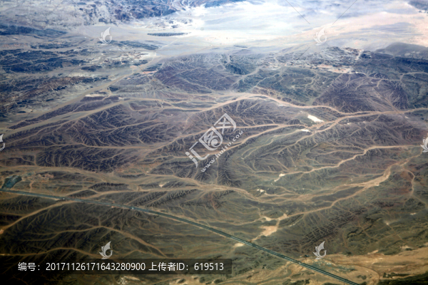俯瞰,山川大地