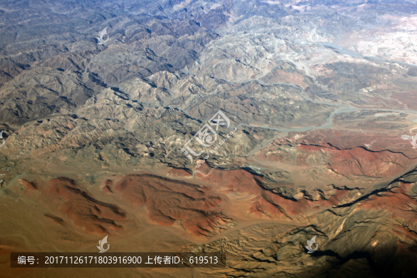 俯瞰,山川大地