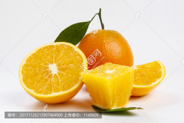 橙子高清白底