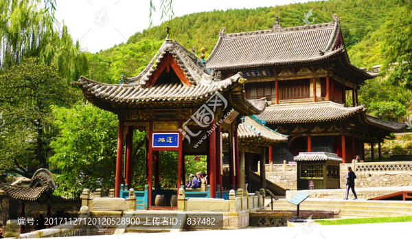 晉祠景區(qū)風(fēng)光