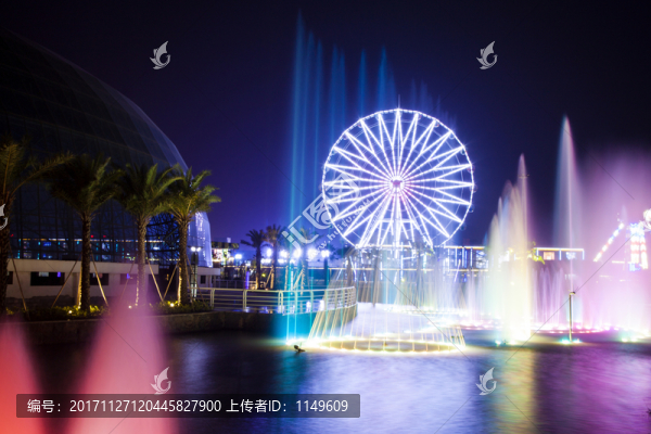 公園音樂噴泉