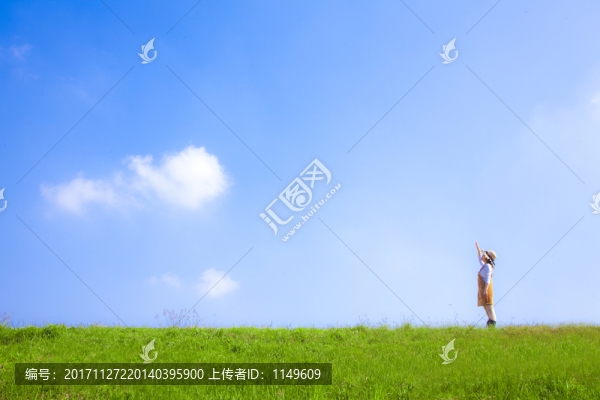 女孩背影