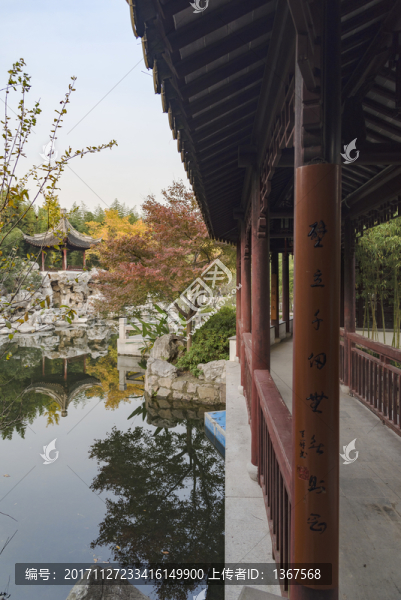 古建筑走廊