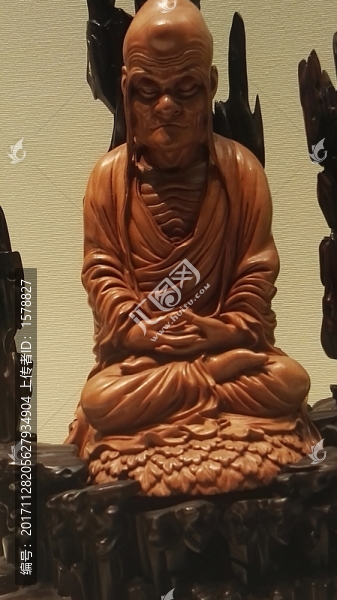 省博藏品黃楊木雕羅漢