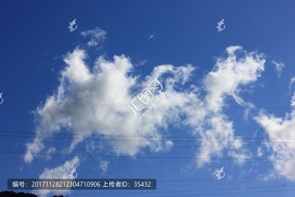 藍天白云