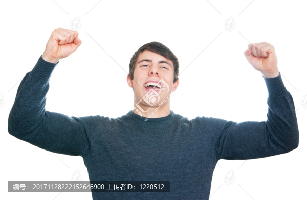 肌肉發(fā)達的人充滿喜悅