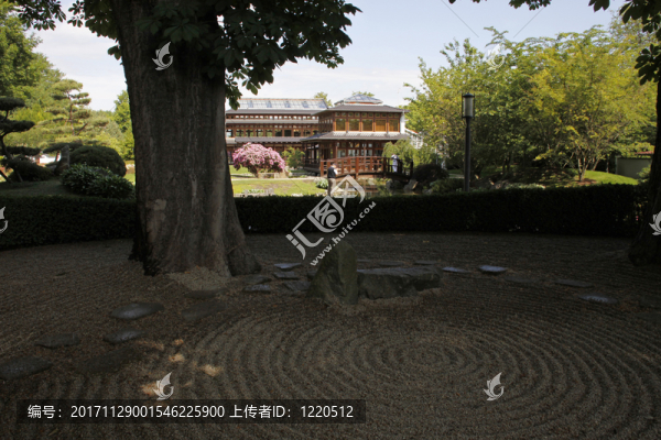 日落花園在壞langensalza