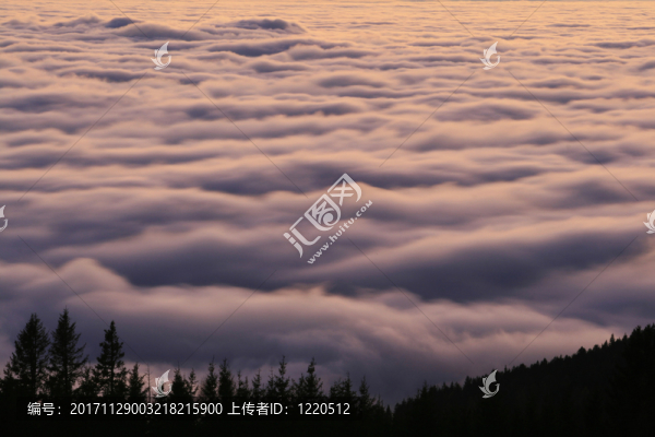 日落在阿爾卑斯山