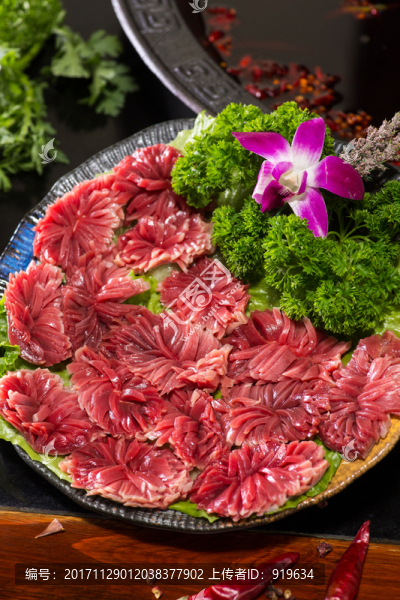 火鍋菜品菌花
