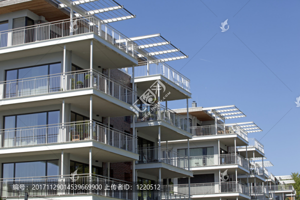 在基爾holtenau的現(xiàn)代居民住房