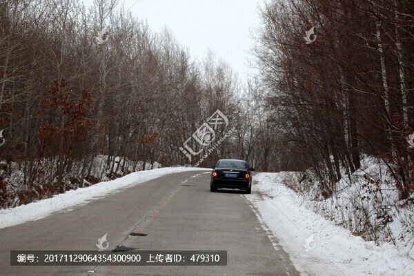 冬天,公路