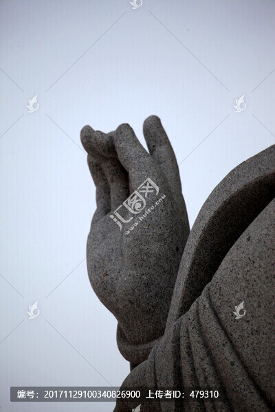 雕塑,手,蘭花指,宗教,旅游