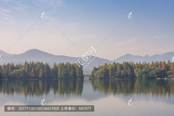 杭州西湖蘇堤春曉