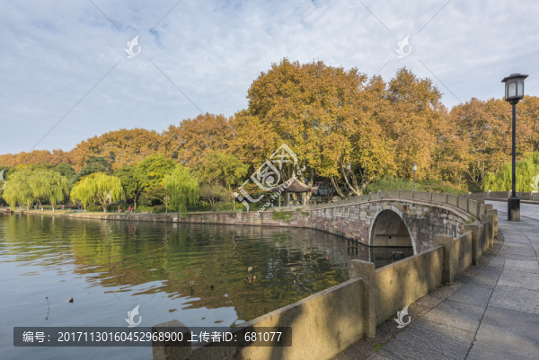 杭州西湖孤山西泠橋