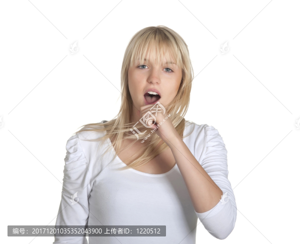 ？年輕女人累了