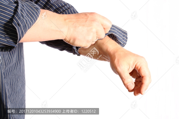 袖子卷起來