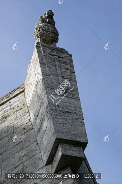 獅子紀(jì)念碑在muehlhausen（圖林根州）
