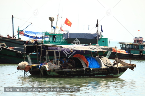 哈龍灣的漁民