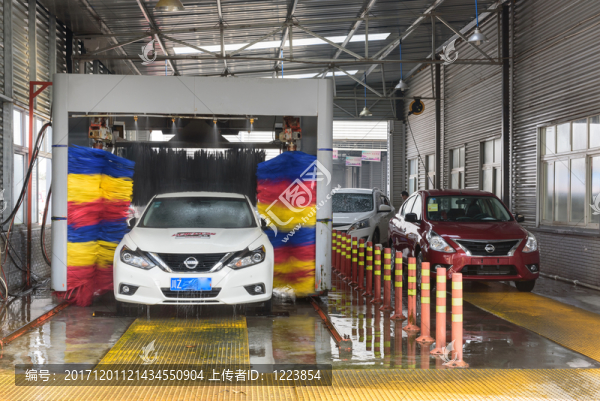洗車場,自動洗車機
