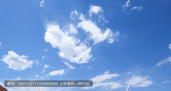 藍天白云